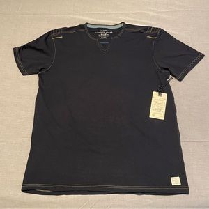 Alexander Julian Colours Vintage Brand and Workwear Men Tee Navy XL